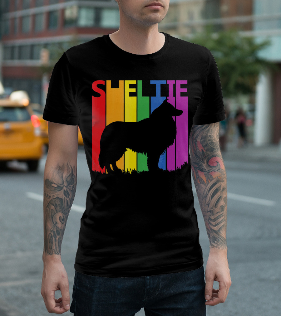 SHELTIE Rainbow T-Shirt