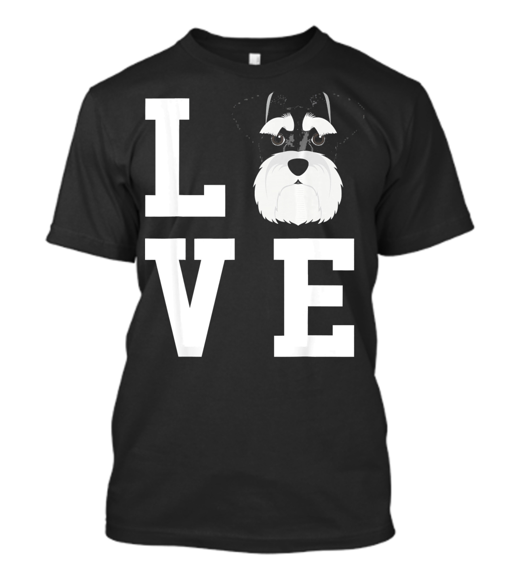 LOVE I Love My Dog Schnauzer T-Shirt