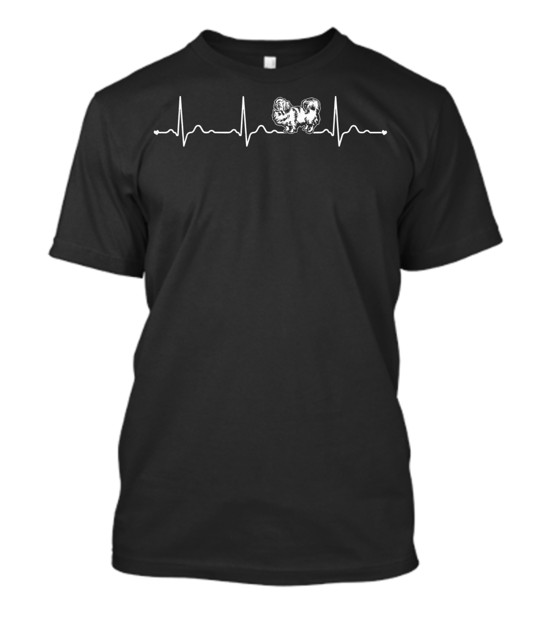 Pekingese Heartbeat Love My Pekingese T-Shirt