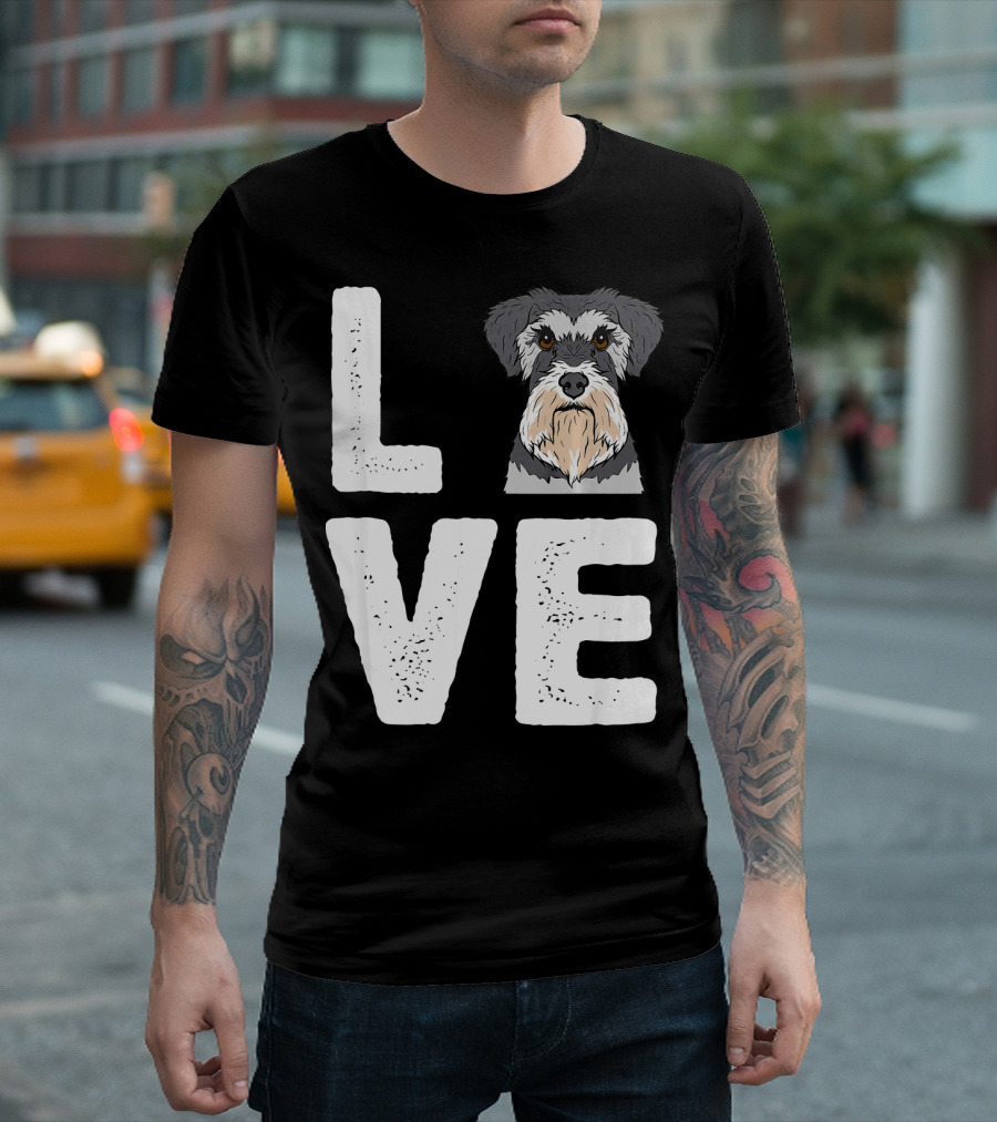 Love Mini Schnauzer I Love My Mini Sch T-Shirt