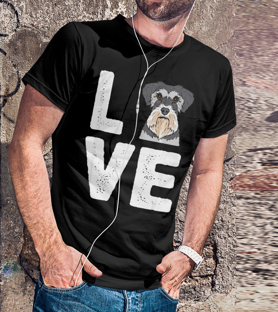Love Mini Schnauzer I Love My Mini Sch T-Shirt