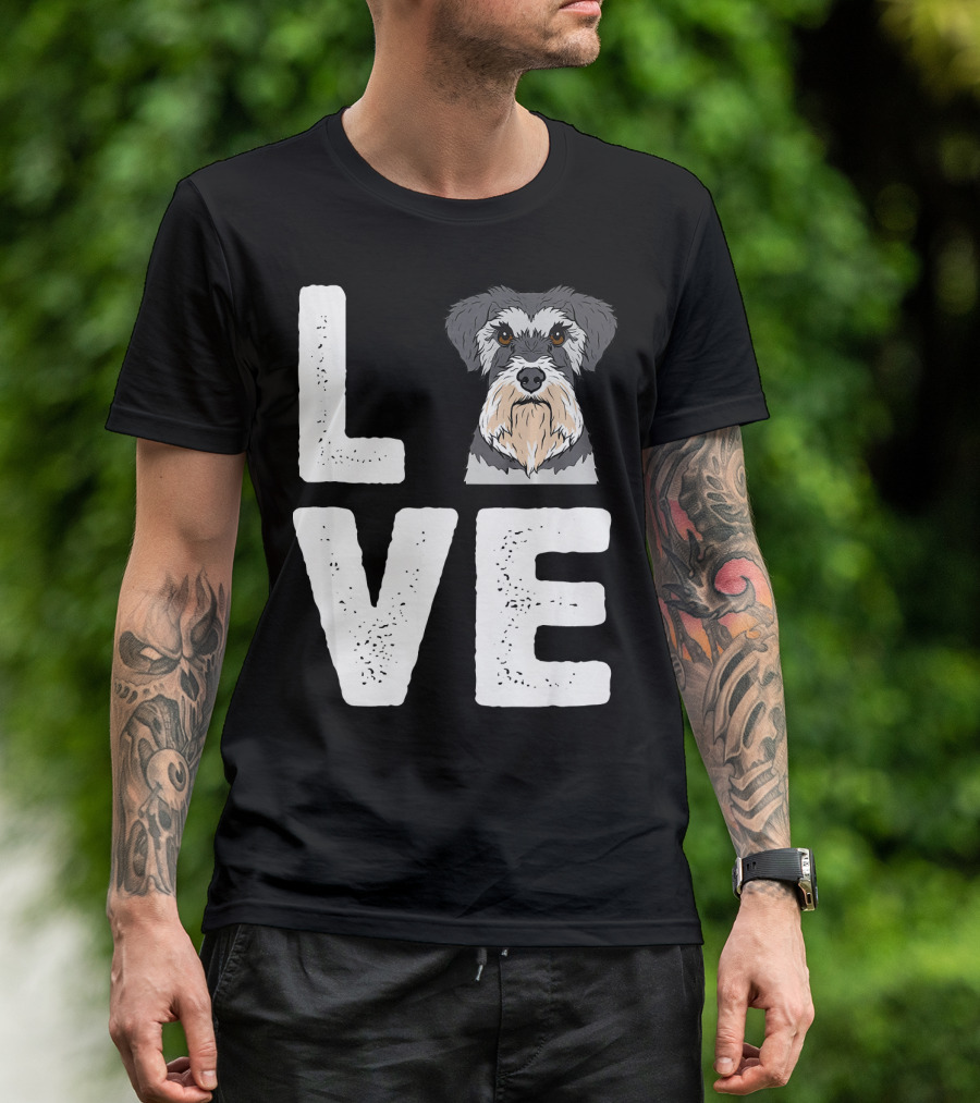 Love Mini Schnauzer I Love My Mini Sch T-Shirt