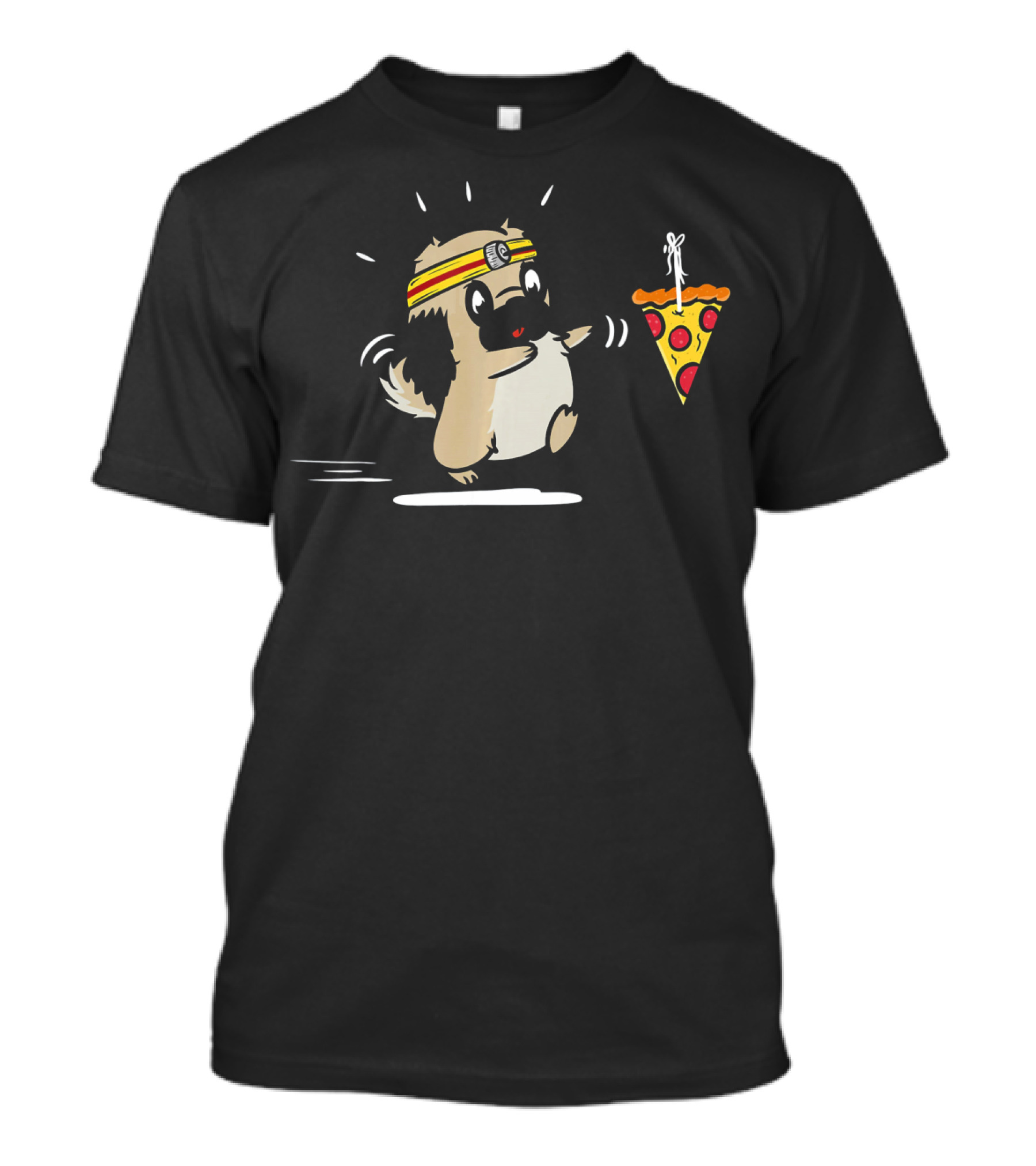 Pekingese Pizza Enthusiast Sprinting For A Slice T-Shirt