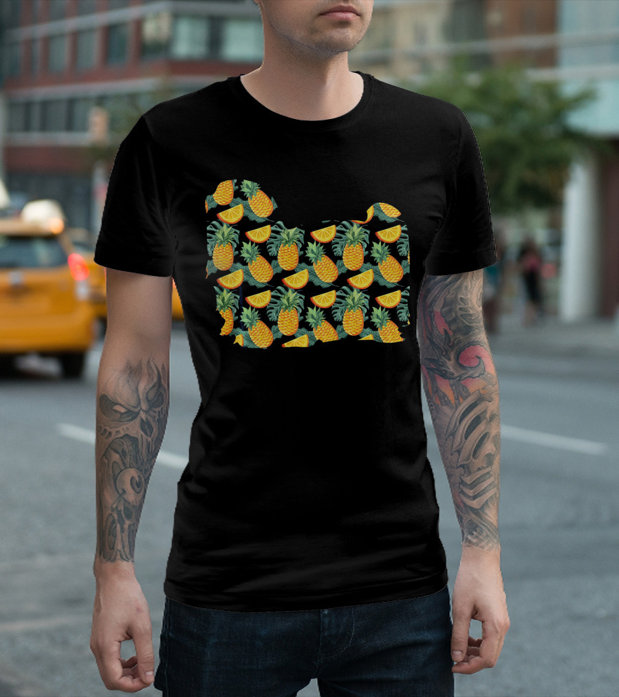 Pineapple Hawaiian Havanese Tropical Fruit T-Shirt