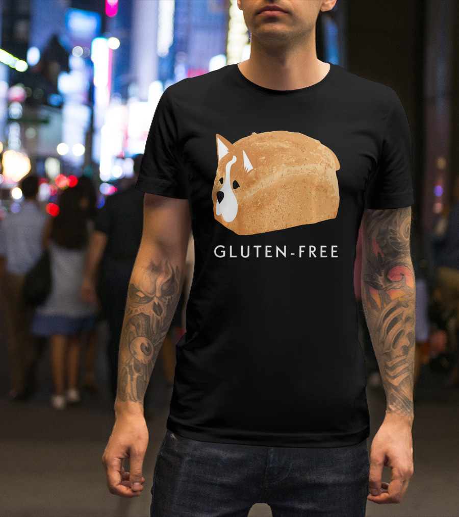 Ricky Dillon Corgi Bread Gluten-Free T-Shirt
