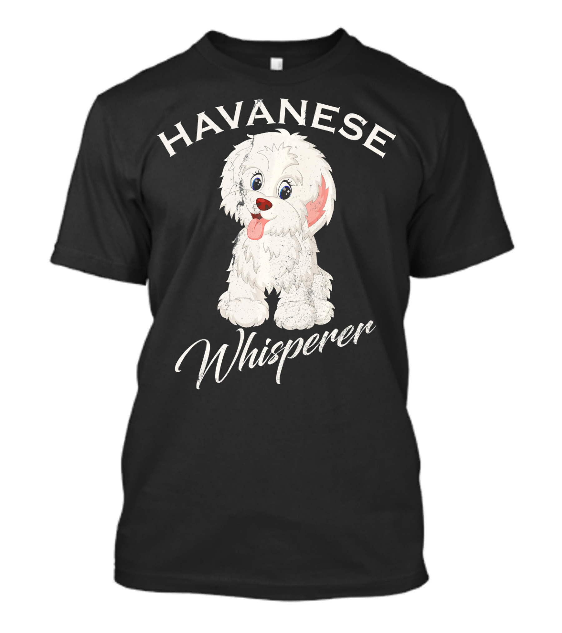 Havanese Whisperer Vintage Havanese T-Shirt
