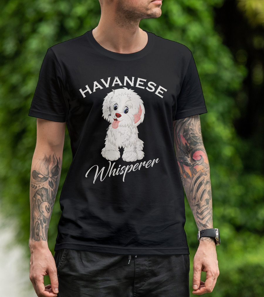 Havanese Whisperer Vintage Havanese T-Shirt