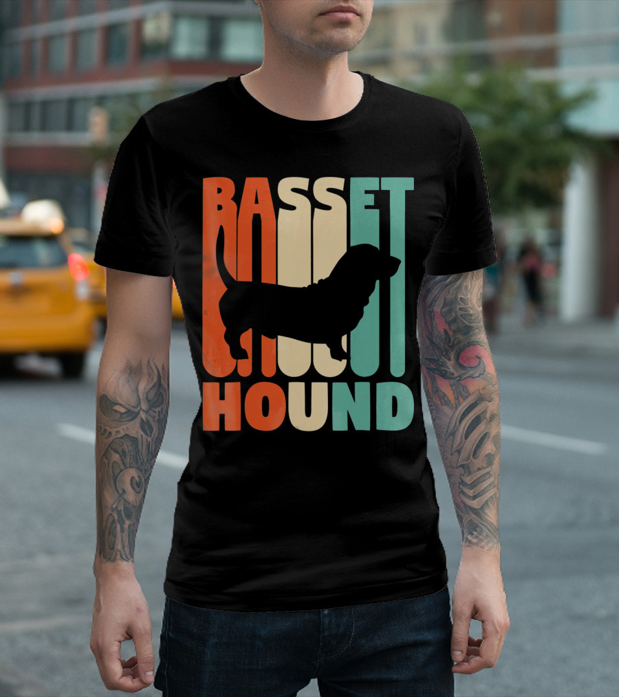 Vintage Basset Hound T-Shirt