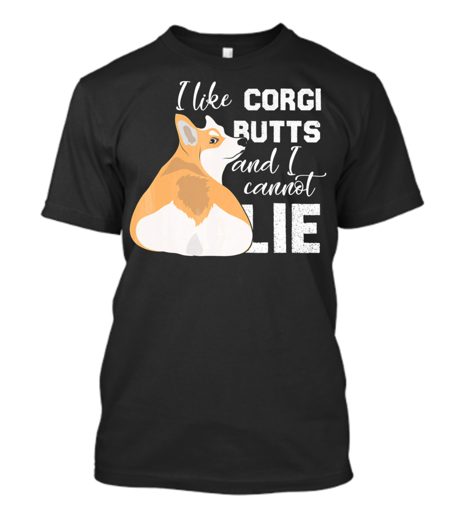 I Like Corgi Butts And I Cannot Lie Pembroke Welsh Corgi Funny T-Shirt
