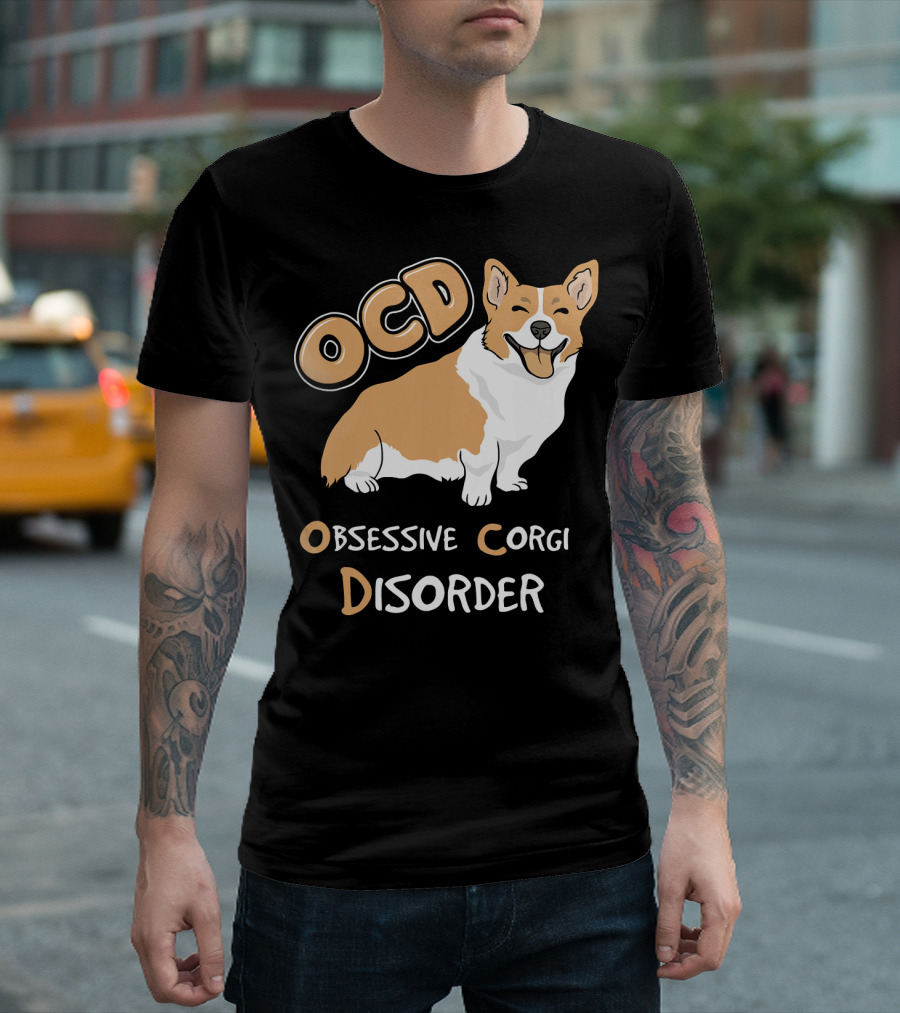 OCD Obsessive Corgi Disorder Corgi T-Shirt