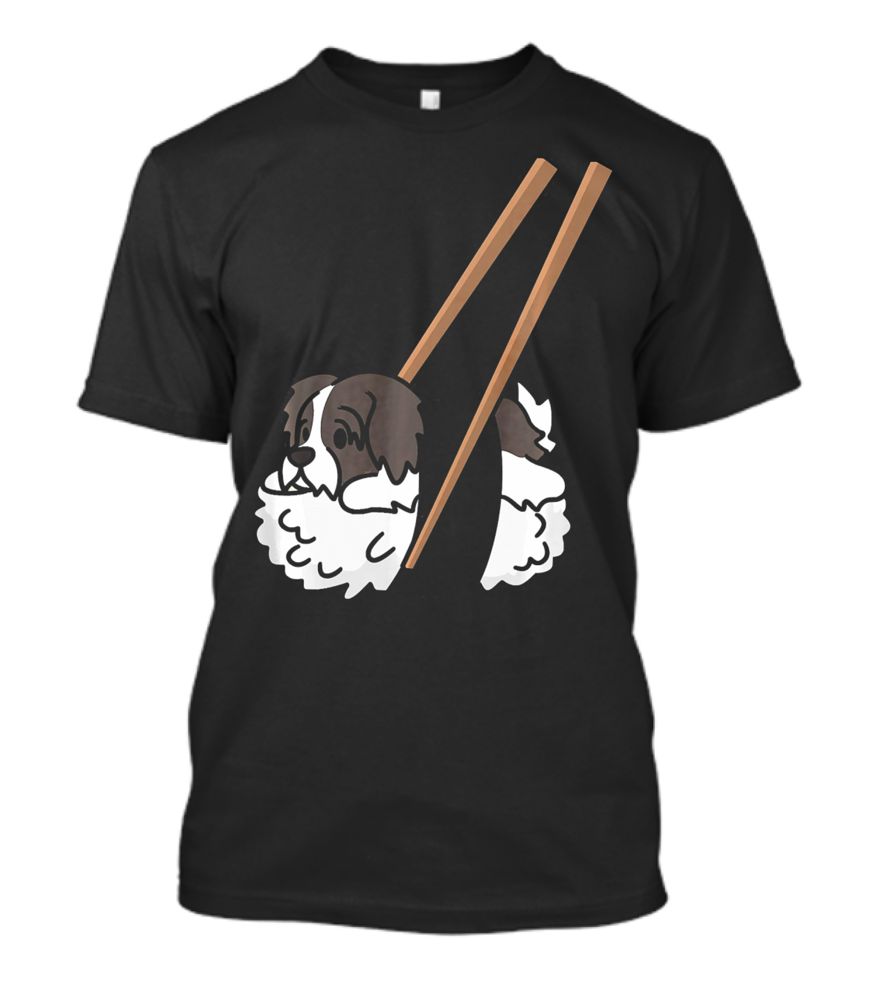Havanese Sushi Dog With Chopsticks T-Shirt