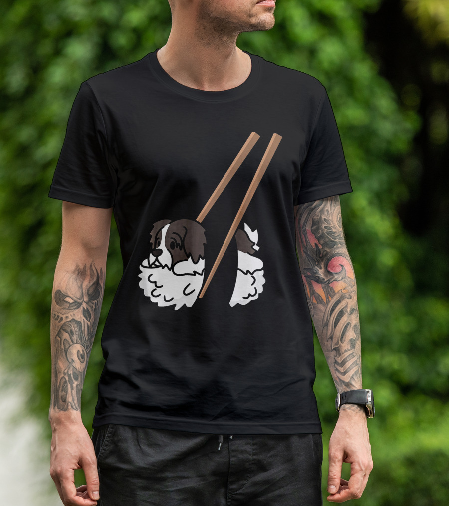 Havanese Sushi Dog With Chopsticks T-Shirt