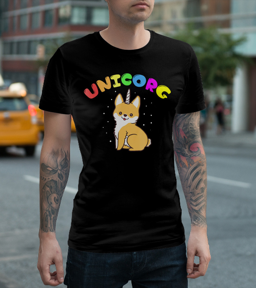 Unicorn Corgi Unicorg T-Shirt