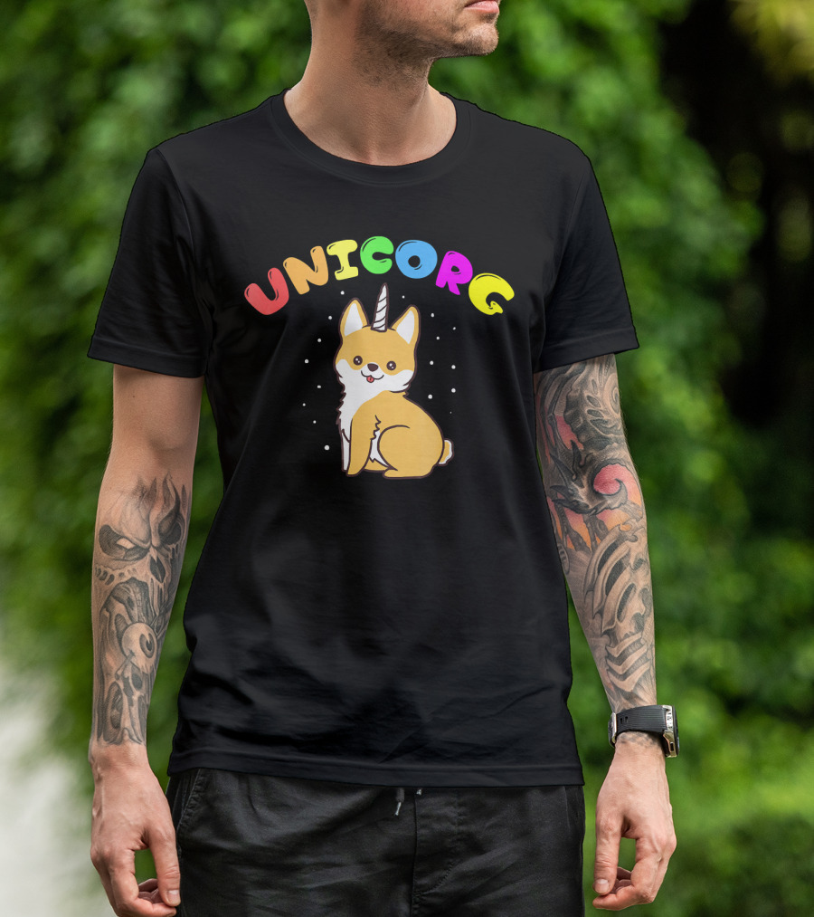 Unicorn Corgi Unicorg T-Shirt