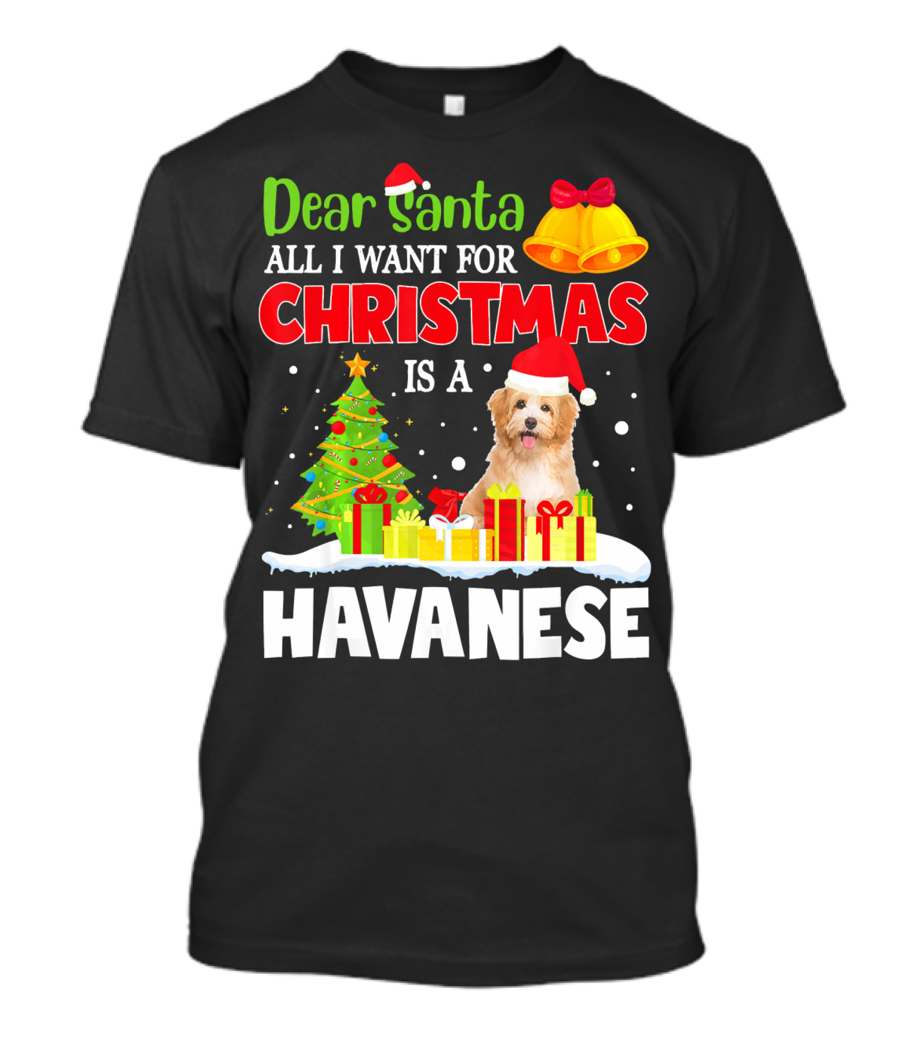 Dear Santa All I Want For Christmas Is A Havanese T-Shirt