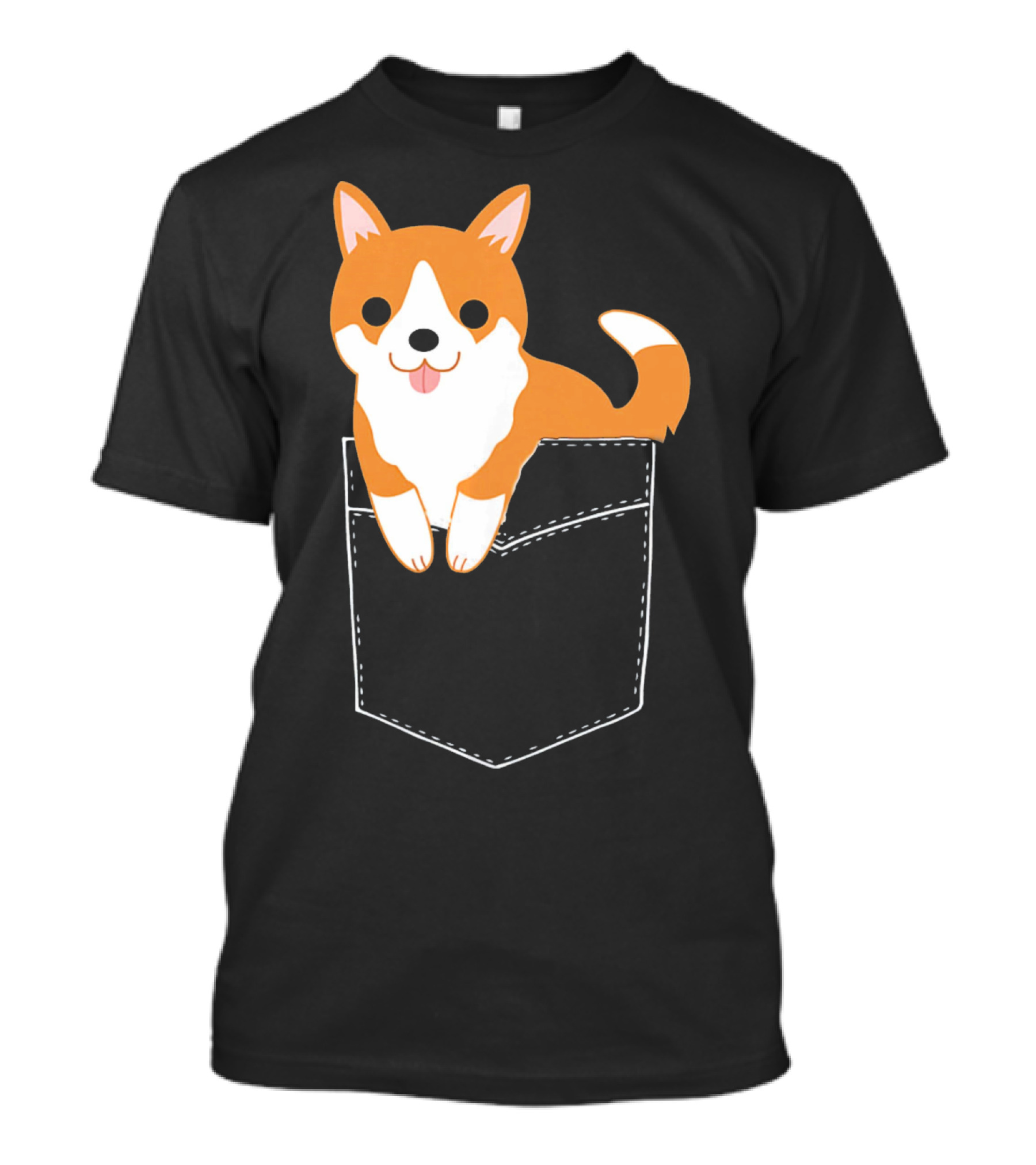 Corgi In Your Pocket Cute Funny Corg Dog T-Shirt