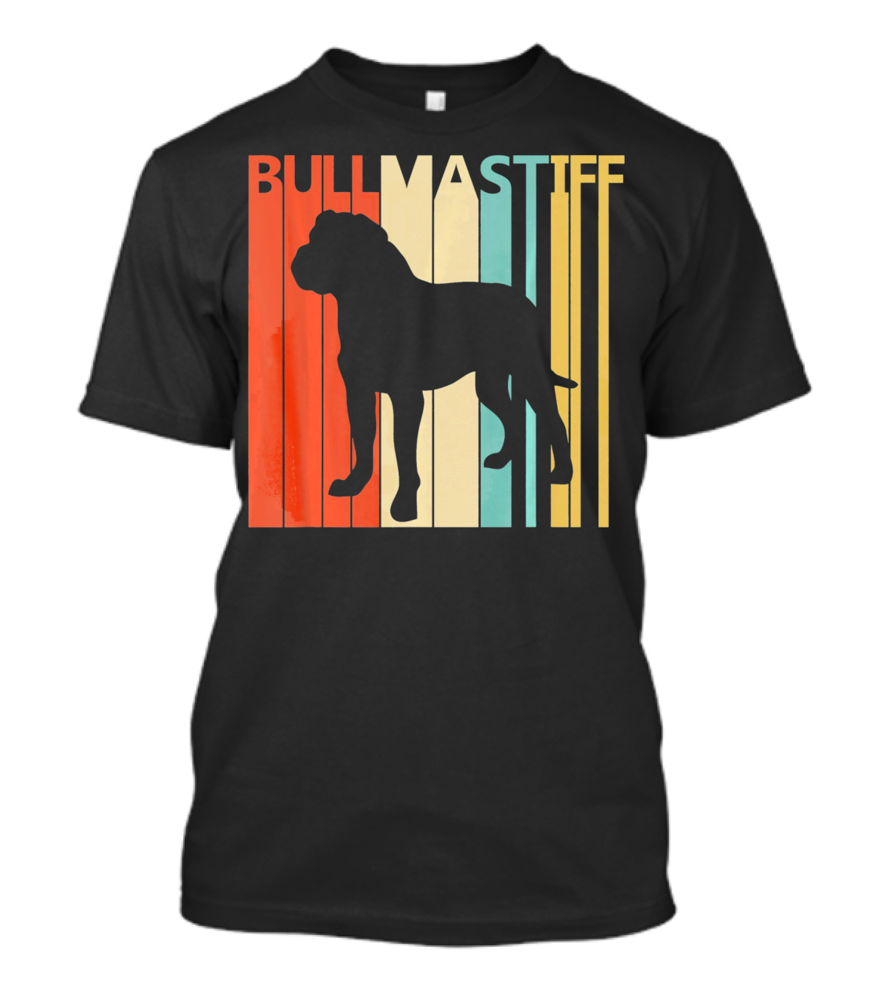 BULLMASTIFF Retro Stripes T-Shirt