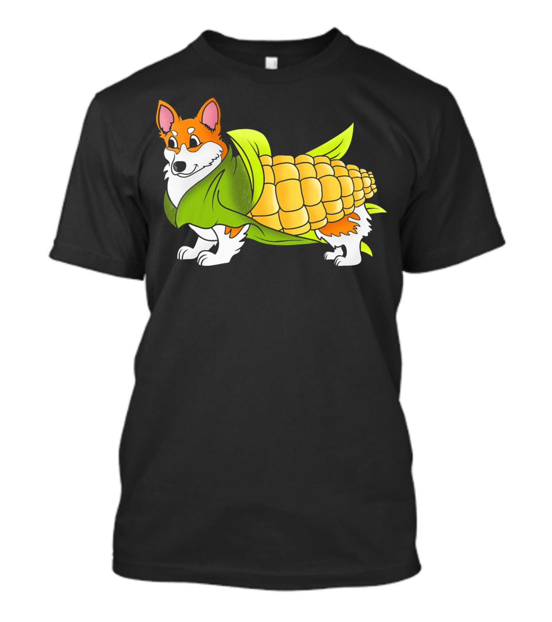 Corn Dog Corgi Corn Cob Hybrid Fun T-Shirt