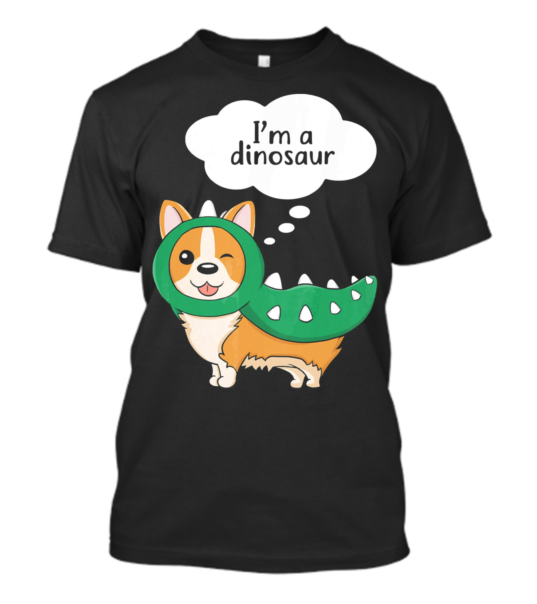 I'm A Dinosaur Corgi Cool Dog T-Shirt