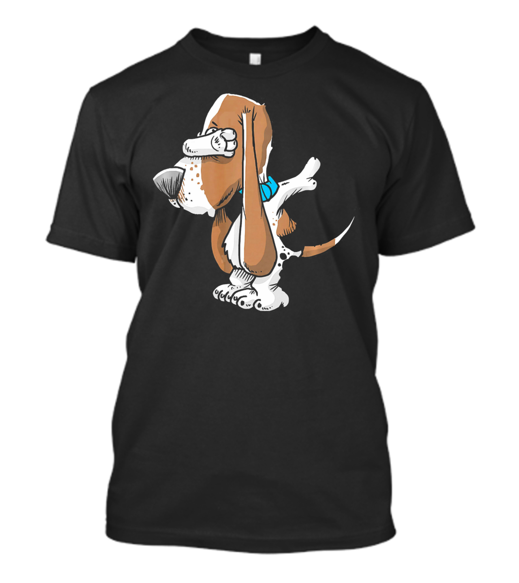Basset Hound Dog Dab Hip Hop Dance Pose T-Shirt