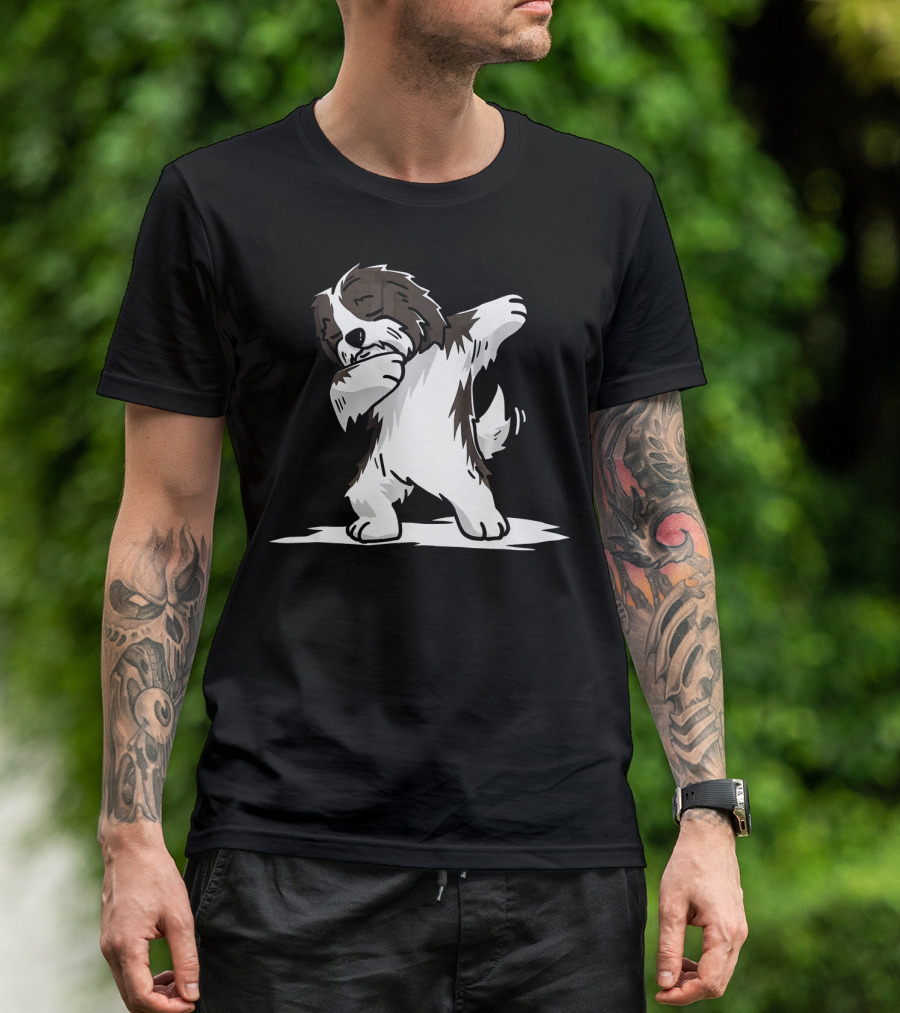 Cute Havanese Dog Doing Dab Dance Move T-Shirt