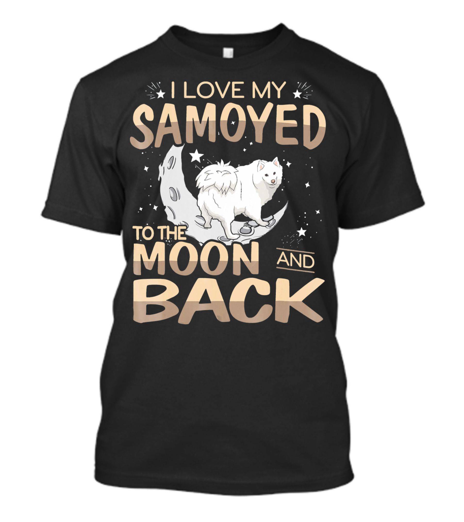 I Love My Samoyed To The Moon And Back T-Shirt