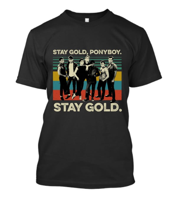 Stay Gold Ponyboy The Outsiders Vintage Character Group Image T-Shirt