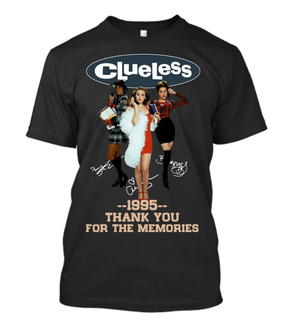 Clueless 1995 Thank You For The Memories Vintage Fashion Icons T-Shirt