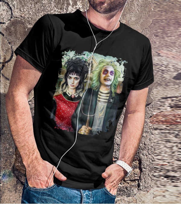 American Gothic Beetlejuice Lydia House T-Shirt