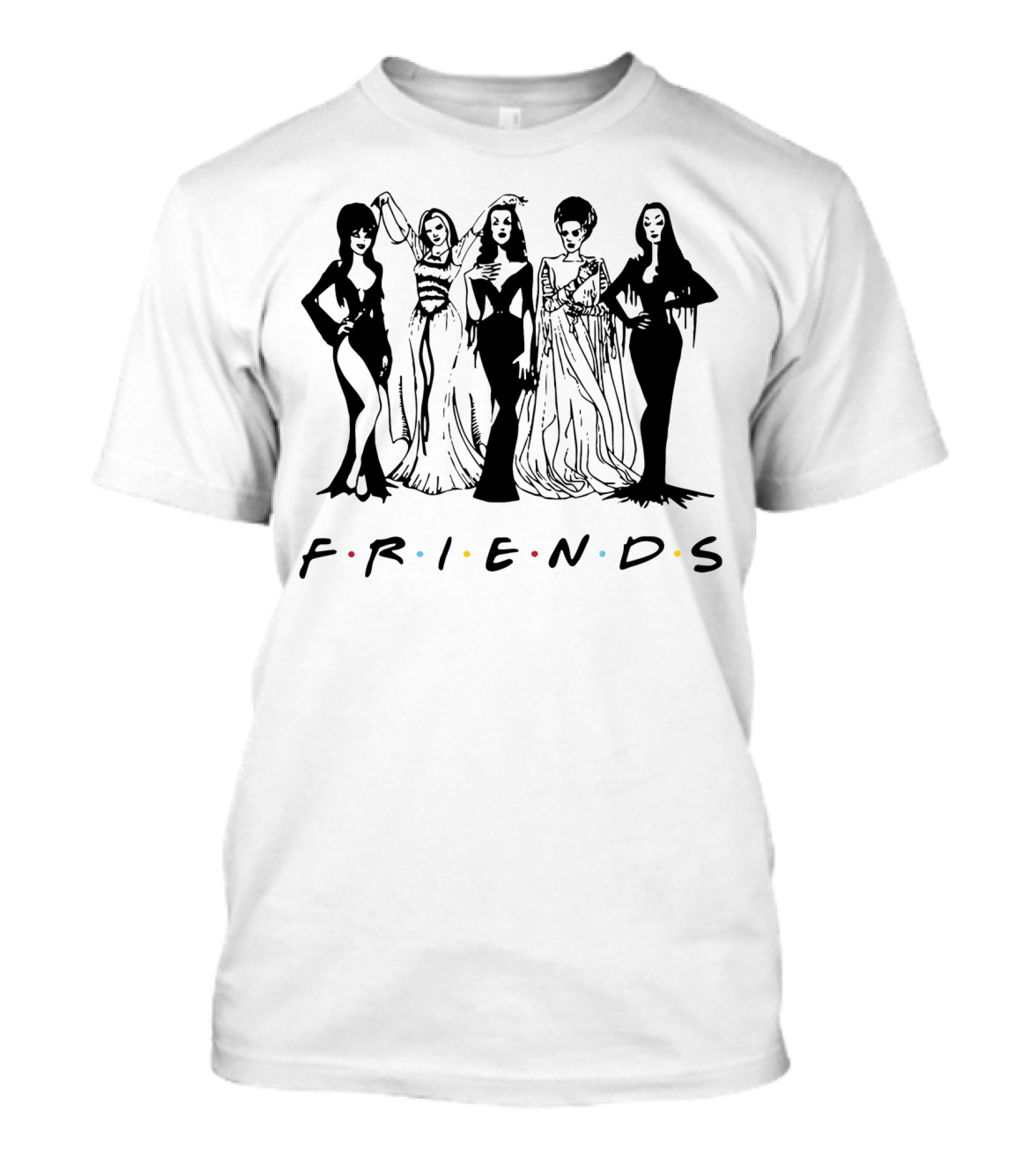 Hocus Pocus Halloween Party With Friends Iconic Characters T-Shirt