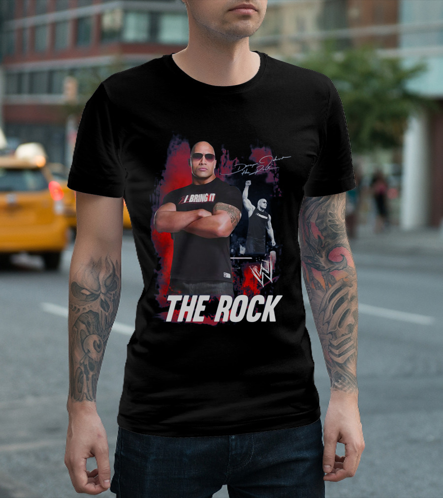 Dwayne Johnson Bring It The Rock WWE T-Shirt