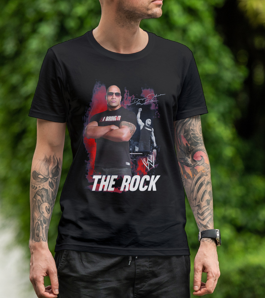 Dwayne Johnson Bring It The Rock WWE T-Shirt