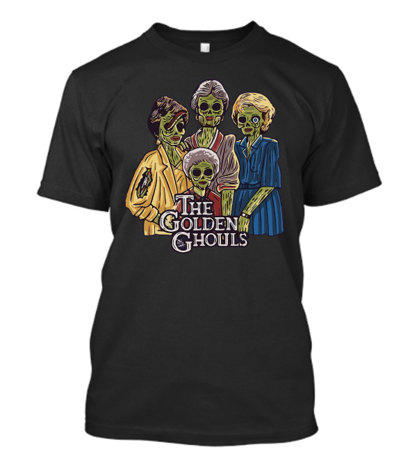 The Golden Girls The Golden Ghouls Halloween Zombie Group T-Shirt