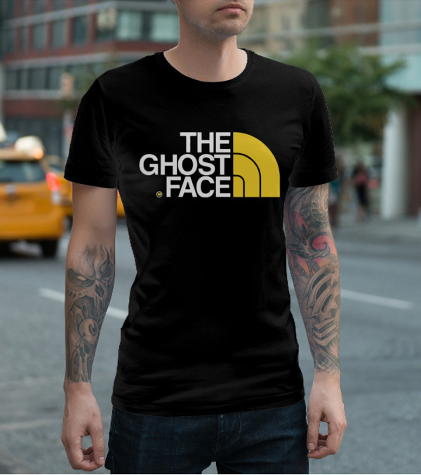 Wu Tang Clan The Ghost Face North Face Logo T-Shirt