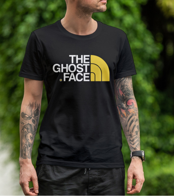 Wu Tang Clan The Ghost Face North Face Logo T-Shirt