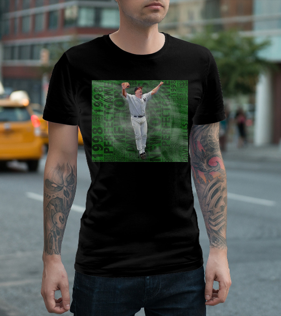 David Wells 1998 New York Yankees Perfect Game T-Shirt