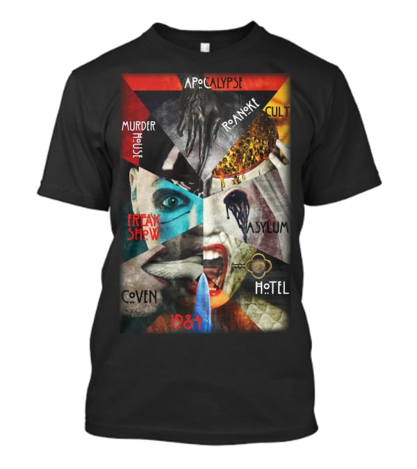 Apocalypse Roanoke Cult Murder House Freak Show Asylum Coven Hotel 1984 T-Shirt