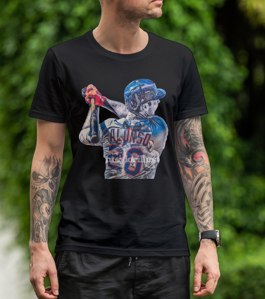 Polar Bear Pete Alonso MLB Alonso 20 Batter Graphic Taylorllyllst T-Shirt