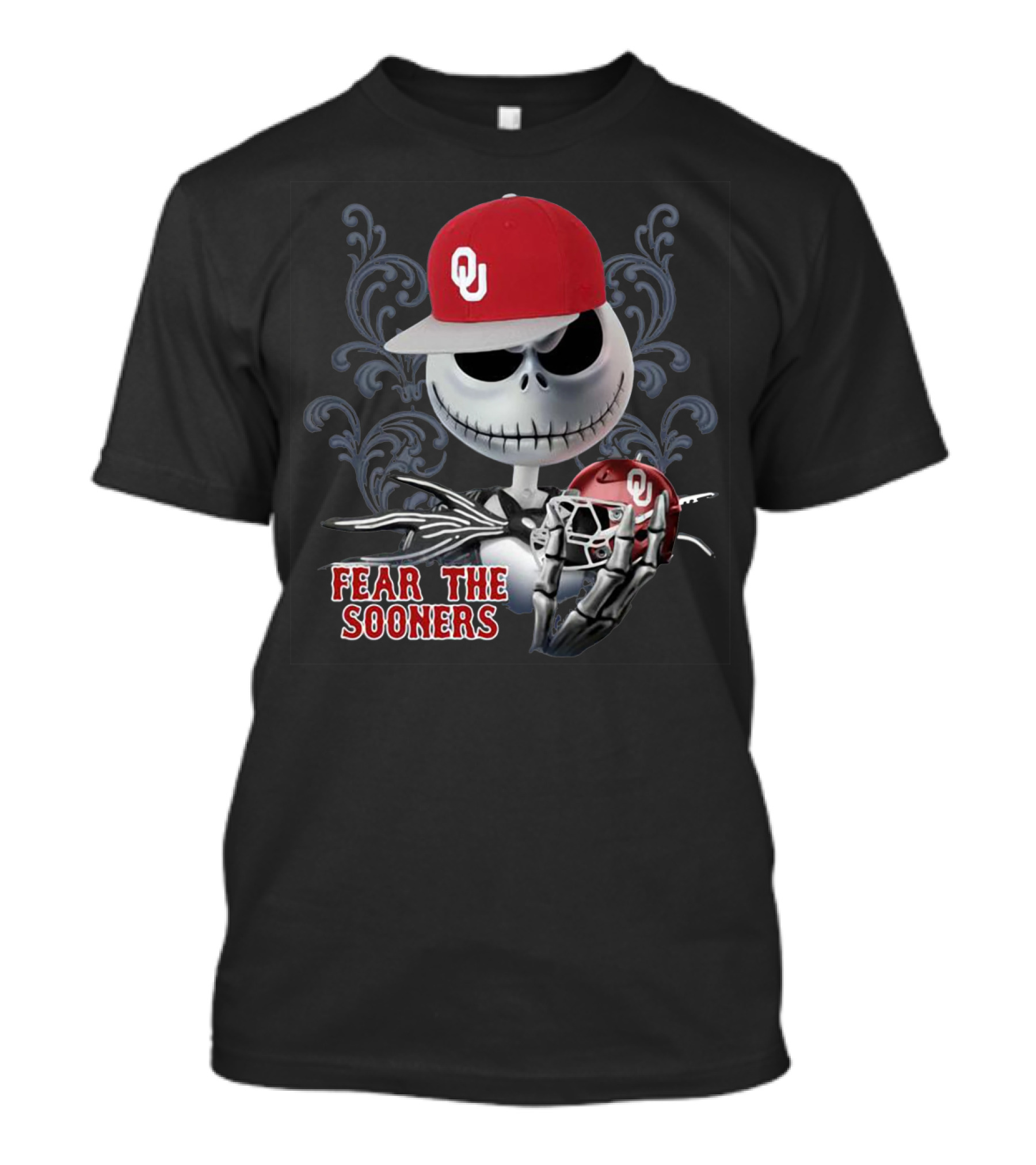 Jack Skellington OU Fear The Sooners T-Shirt