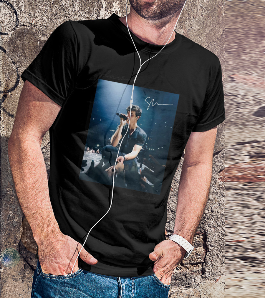 Shawn Mendes Live Concert Experience Autographed T-Shirt