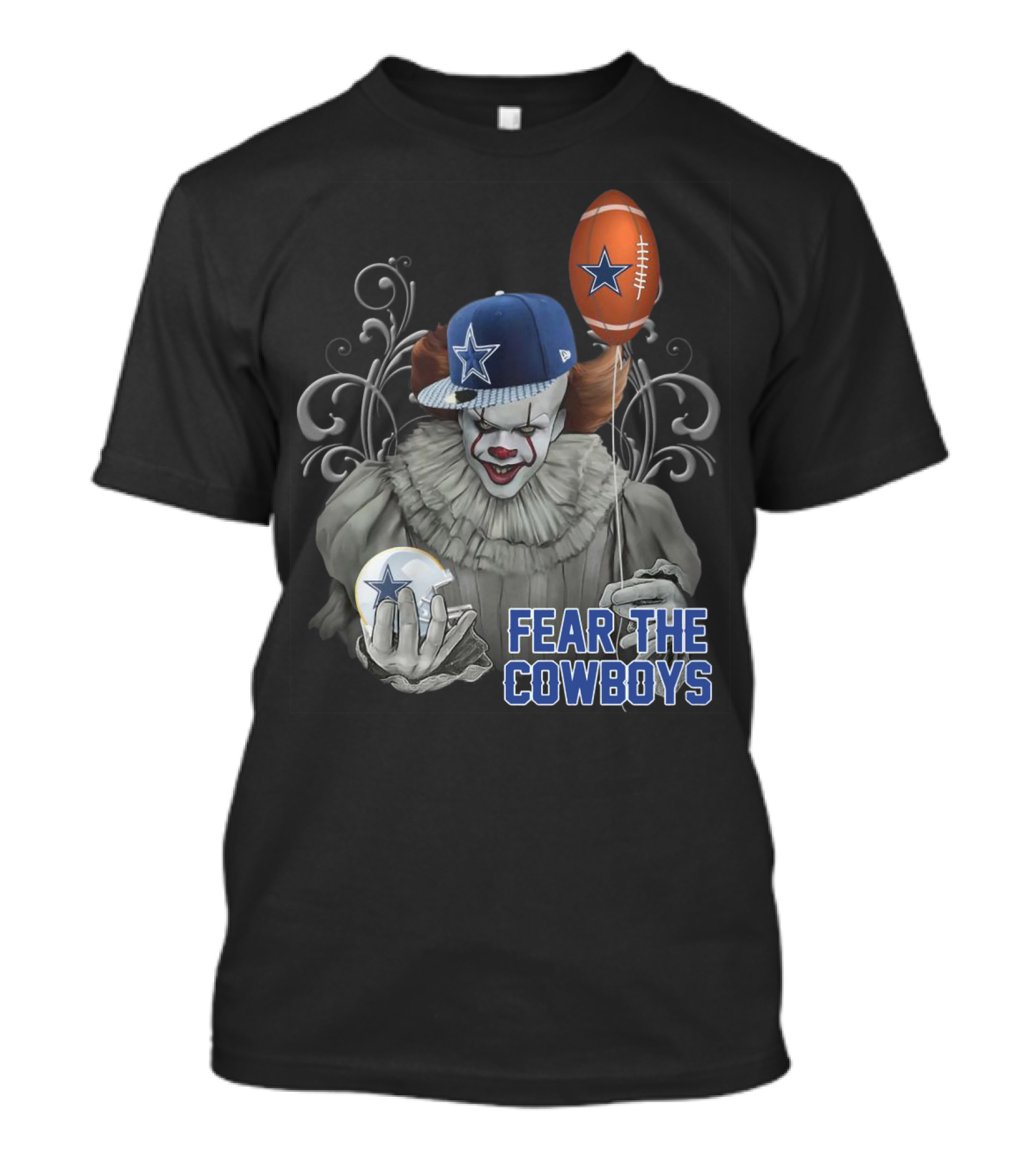 Pennywise Fear The Cowboys Dallas Football Team Balloon Hat T-Shirt