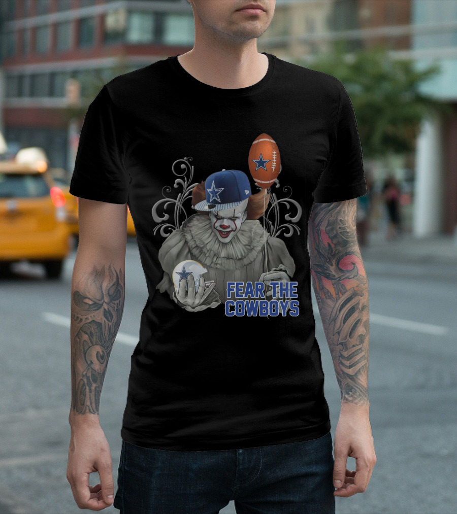 Pennywise Fear The Cowboys Dallas Football Team Balloon Hat T-Shirt