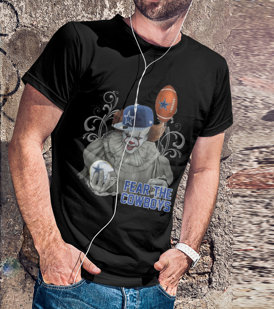 Pennywise Fear The Cowboys Dallas Football Team Balloon Hat T-Shirt