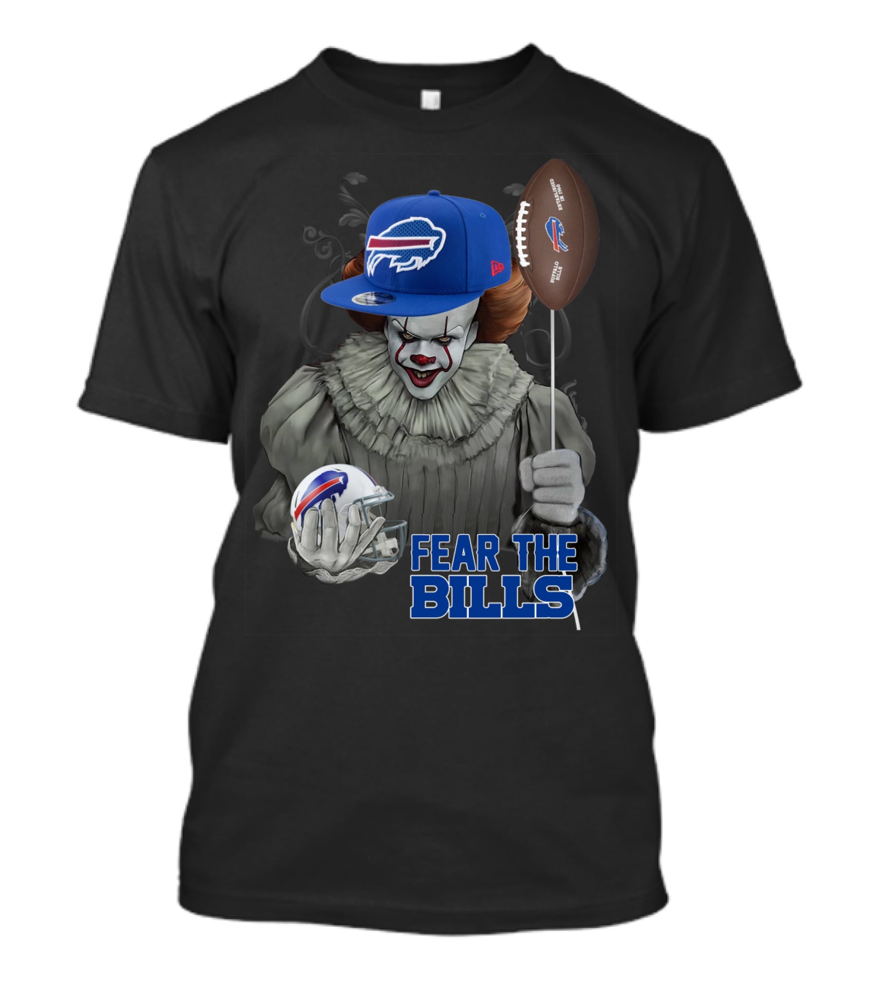 Pennywise Fear The Buffalo Bills Football Helmet T-Shirt