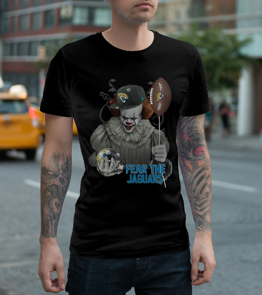 Pennywise Fear The Jaguars Nfl Jacksonville Football T-Shirt