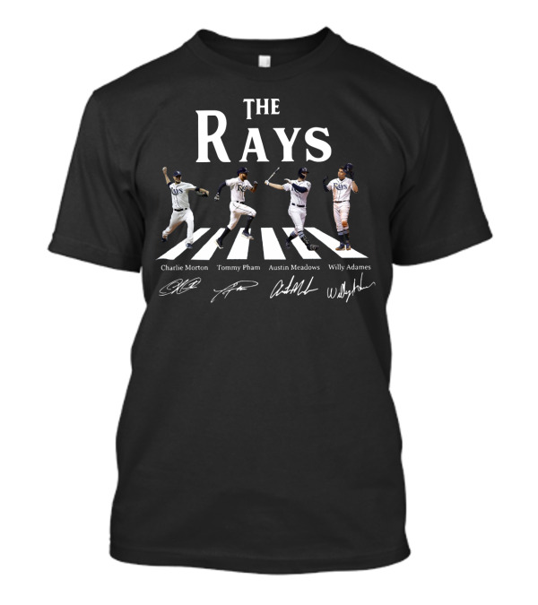 The Rays Charlie Morton Tommy Pham Austin Meadows Willy Adames Abbey Road Signatures T-Shirt