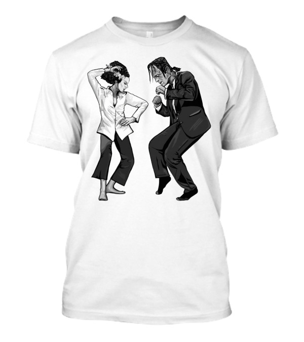 Pulp Fiction Frankenstein Dance Scene Mashup T-Shirt