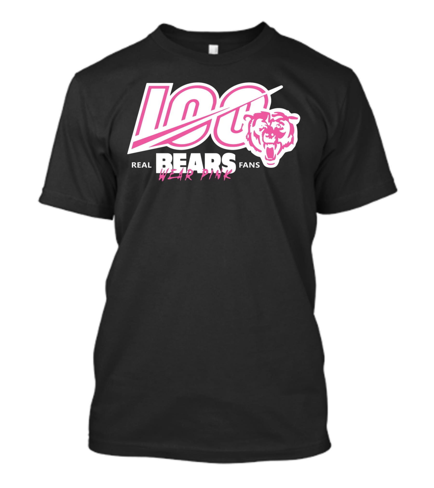 Real Bears Fans Wear Pink T-Shirt