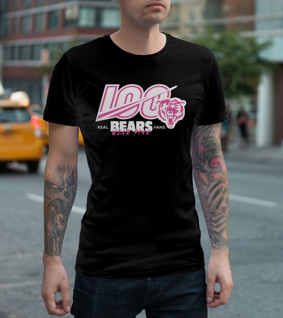 Real Bears Fans Wear Pink T-Shirt