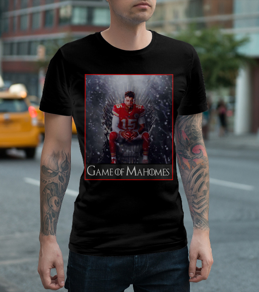 Game of Mahomes Iron Throne Chiefs Number 15 T-Shirt